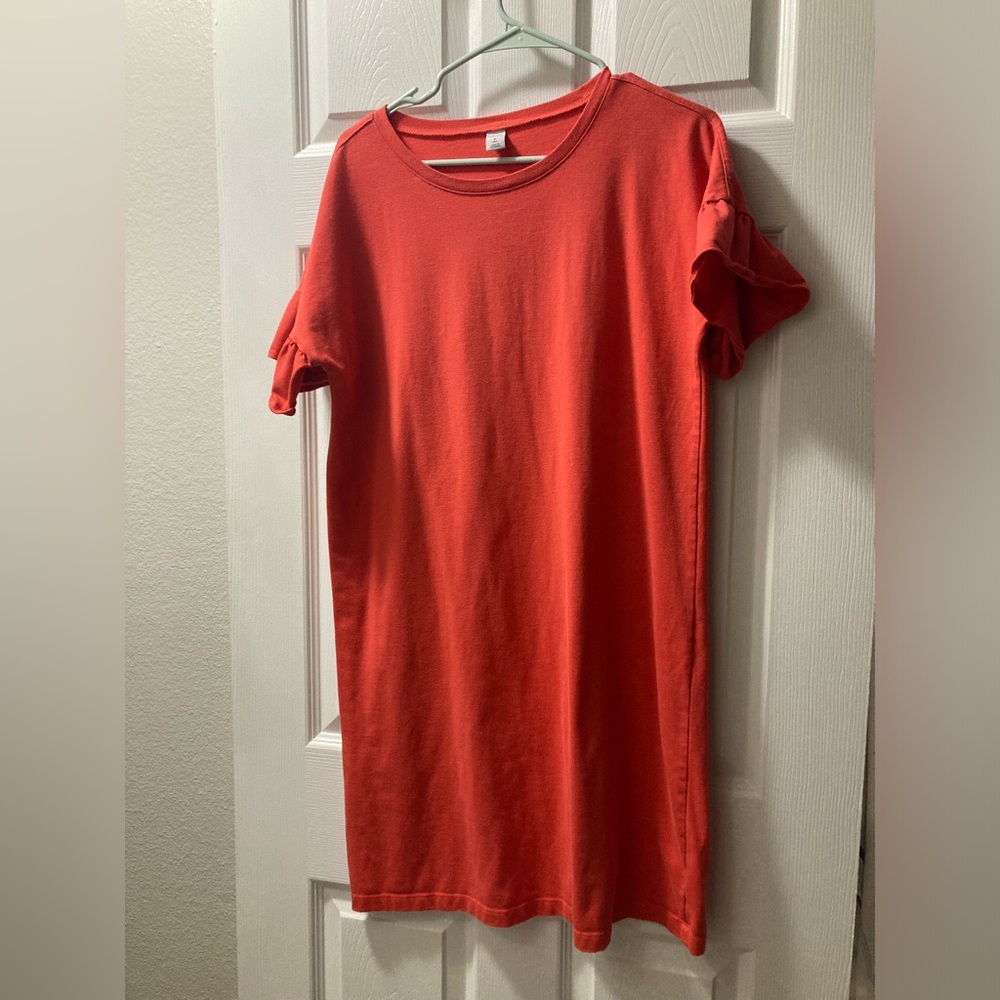 T shirt dress coral old navy - M